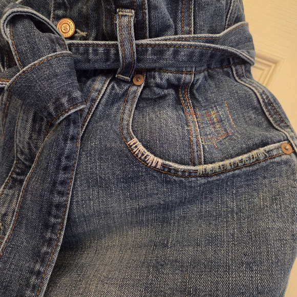 Scotch & Soda Relaxed Wide Leg Tie Waist Jeans - Picture 5 of 13